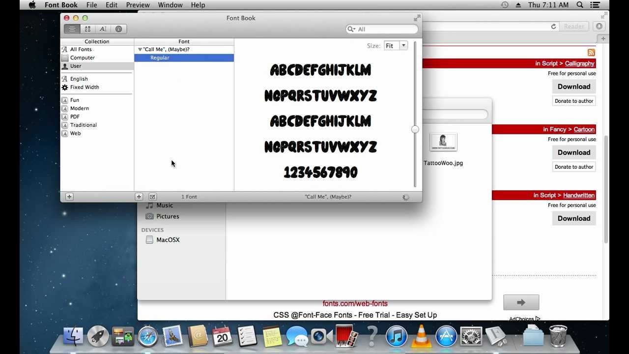 How to download and install of myanmar font in mac